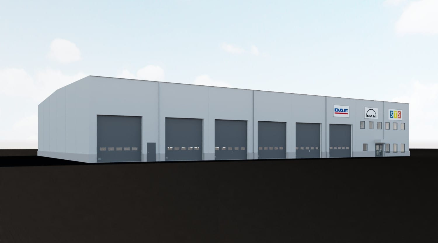 Nybyggnad av industrihall i Birsta, Sundsvall