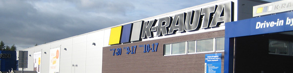 K-Rauta. Umeå, Klockarbäcken