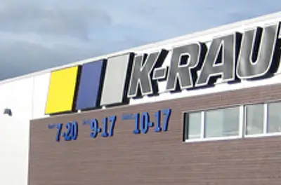 K-Rauta. Umeå, Klockarbäcken