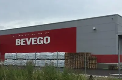 Lager och kontor för Bevego i Sundsvall