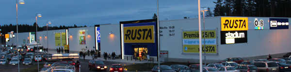 Volymhandel – 5 Butiker, Hemlingby, Gävle